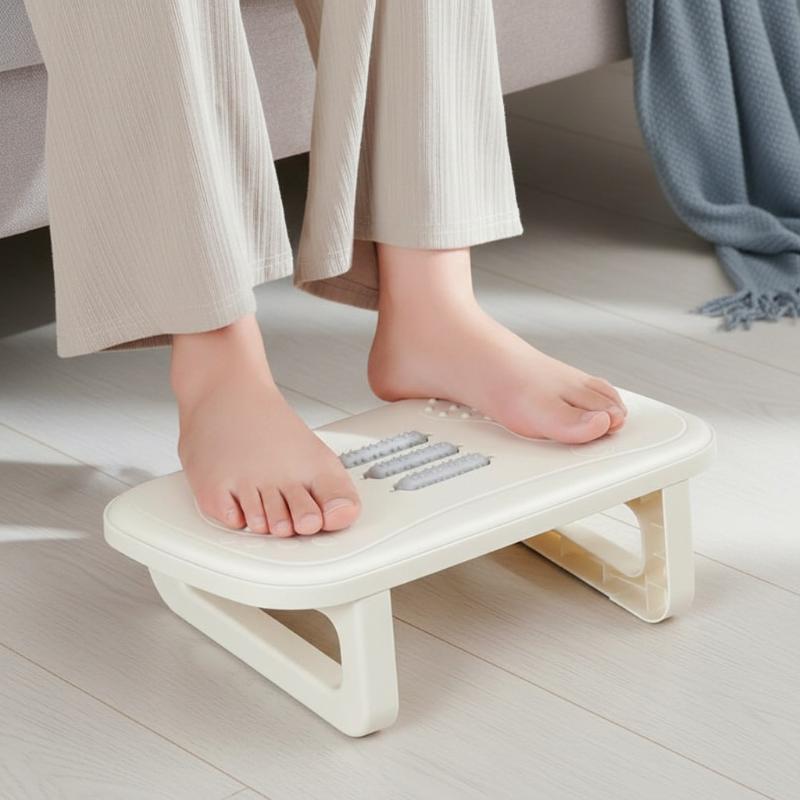 Footrest Under Desk - Poggiapiedi Ergonomico da Scrivania con Rulli