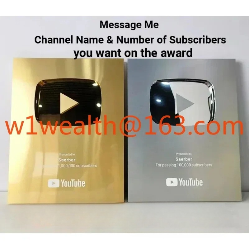 Esports Gaming Trophy - premio YouTube personalizzato Nome personalizzato in