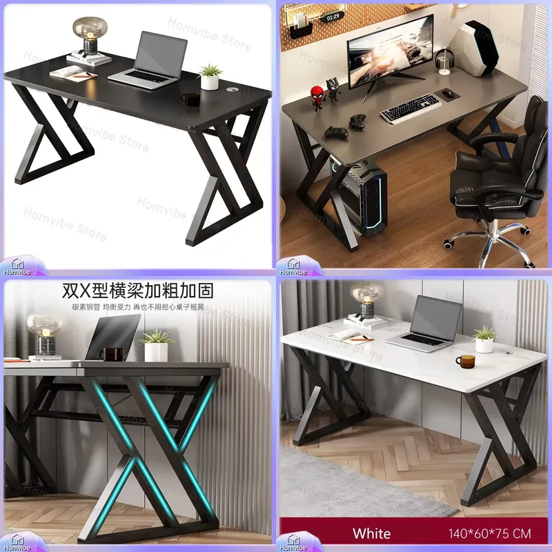 Esports Gaming Setup - Scrivania Moderna Minimalista per Ufficio Domestico,