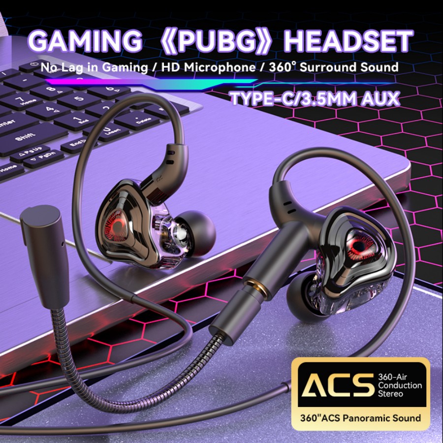 Esports Gaming Monitor - Cuffie da gioco per eSport, suono