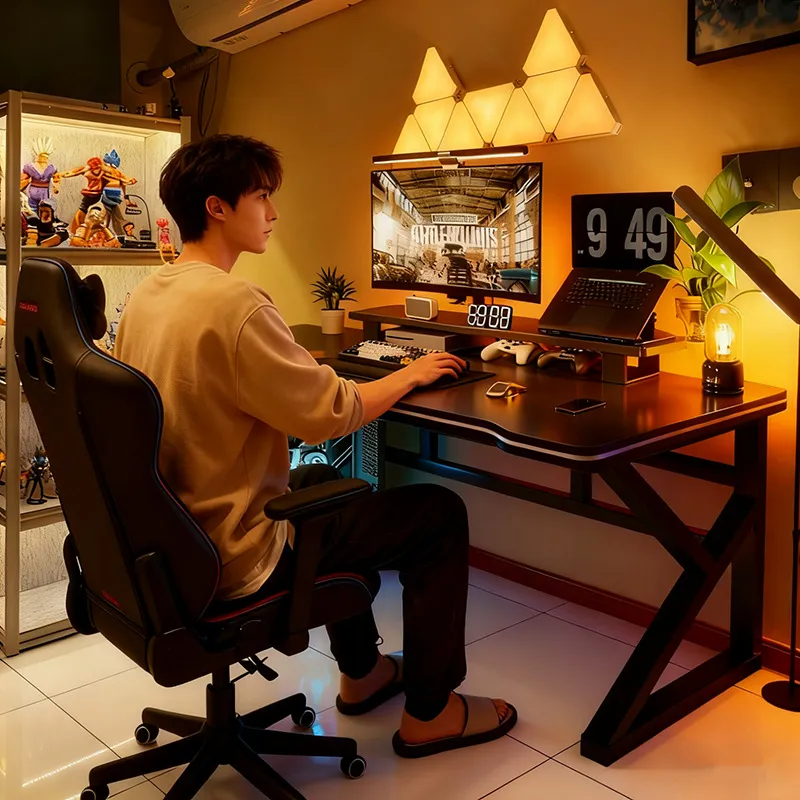 Esports Gaming Houses - Scrivania da Gaming Nera in Stile