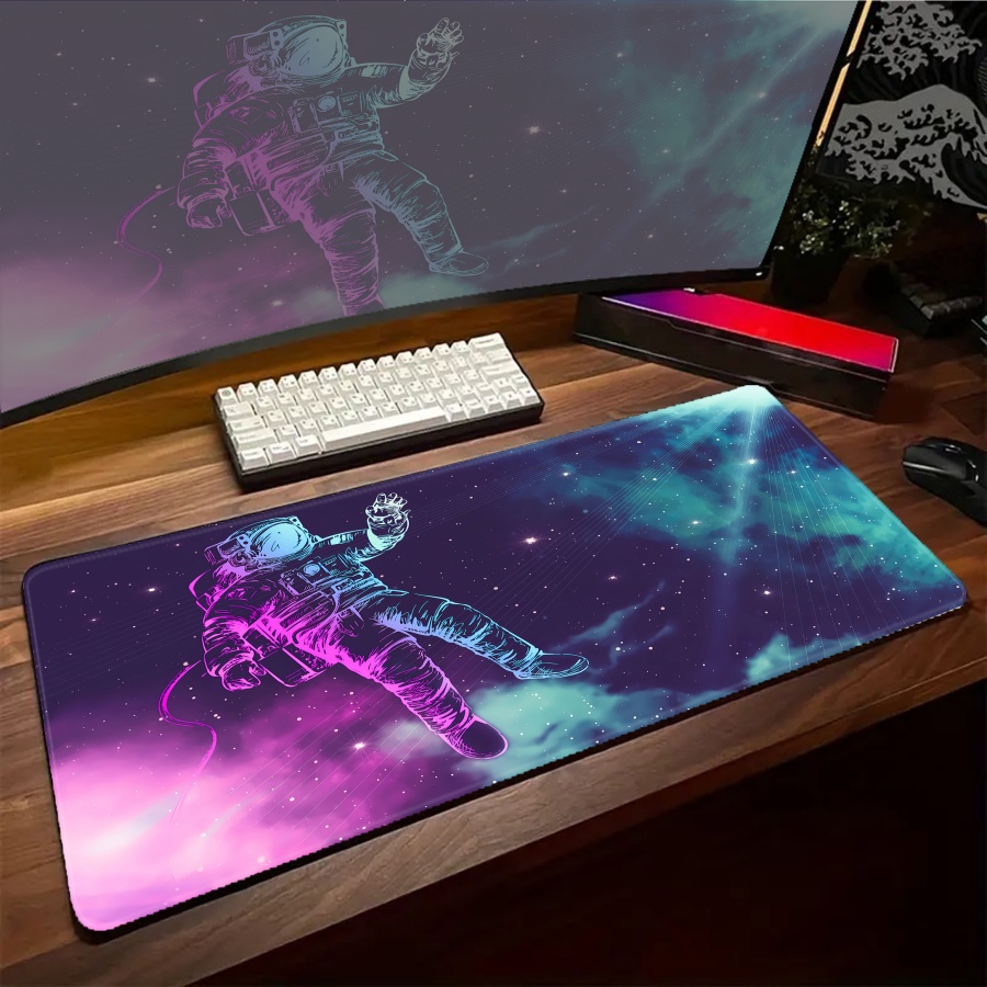 Esports Gaming Setup - Tappetino per Mouse Astronauta Artistico, Grande