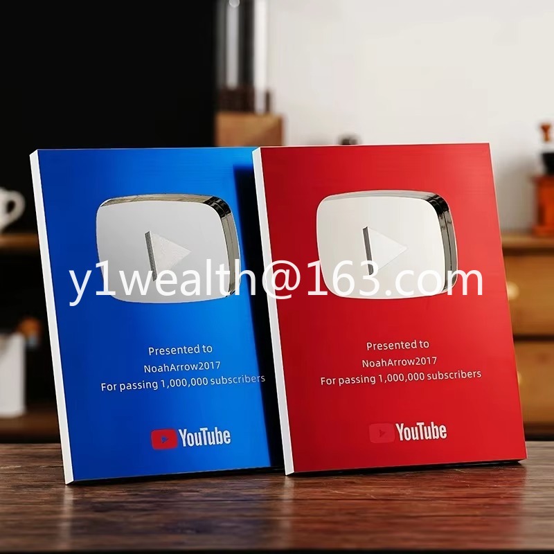Esports Gaming Trophy - Nuovo Trofeo YouTube Play Button Award