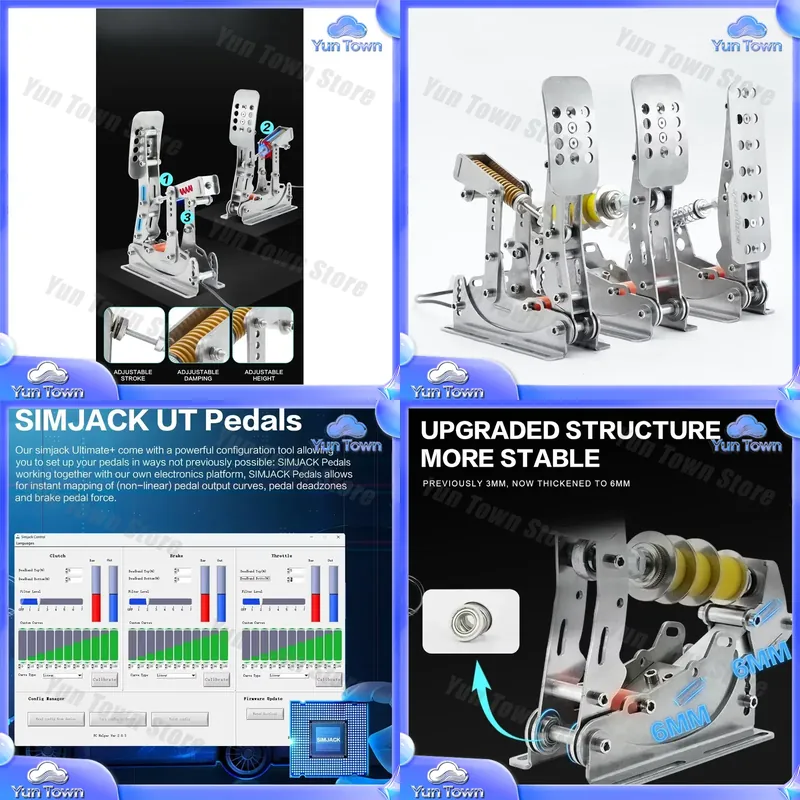 Esports Gaming Setup - Nuovi Pedali UT Simjack per Simulatori