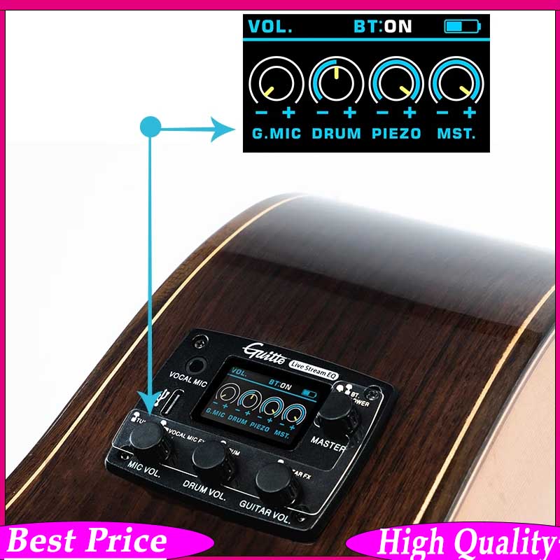 Streaming Mic Condenser - Sistema di pickup per chitarra acustica