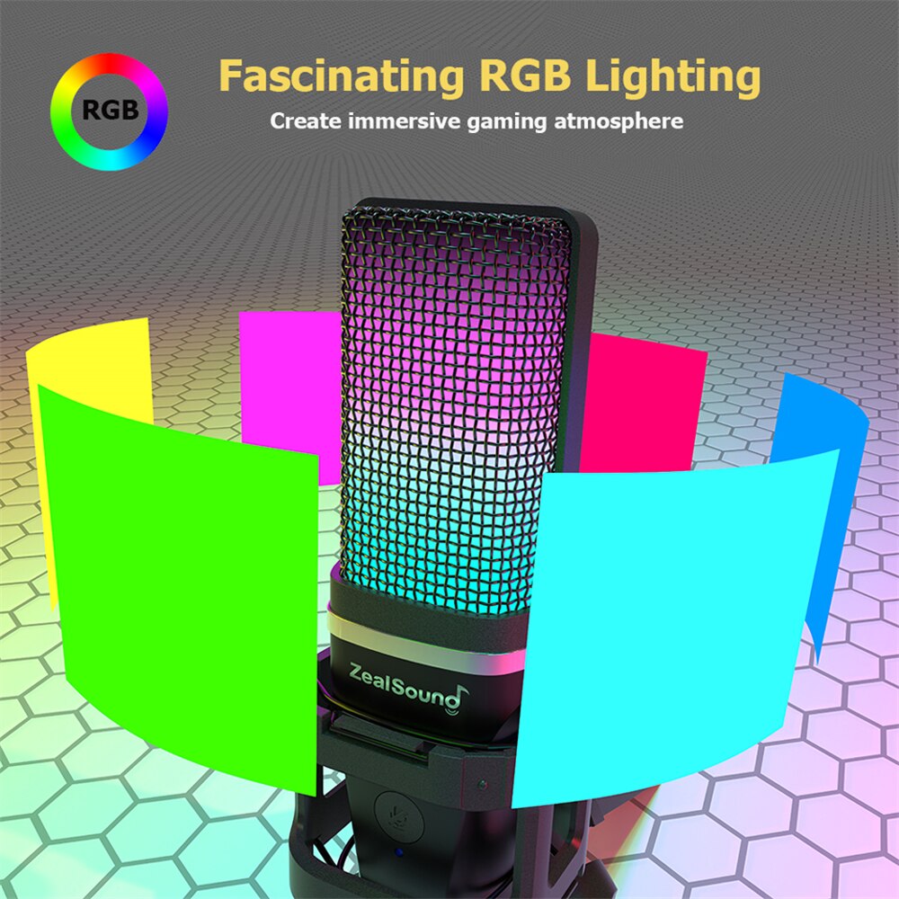 Microfono di registrazione RGB - Streaming Mic Condenser recensione e prezzo