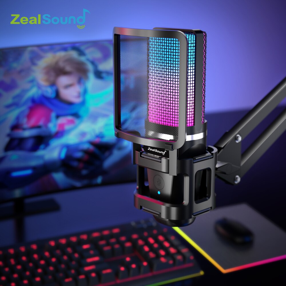 Microfono di registrazione RGB - Streaming Mic Condenser recensione e prezzo