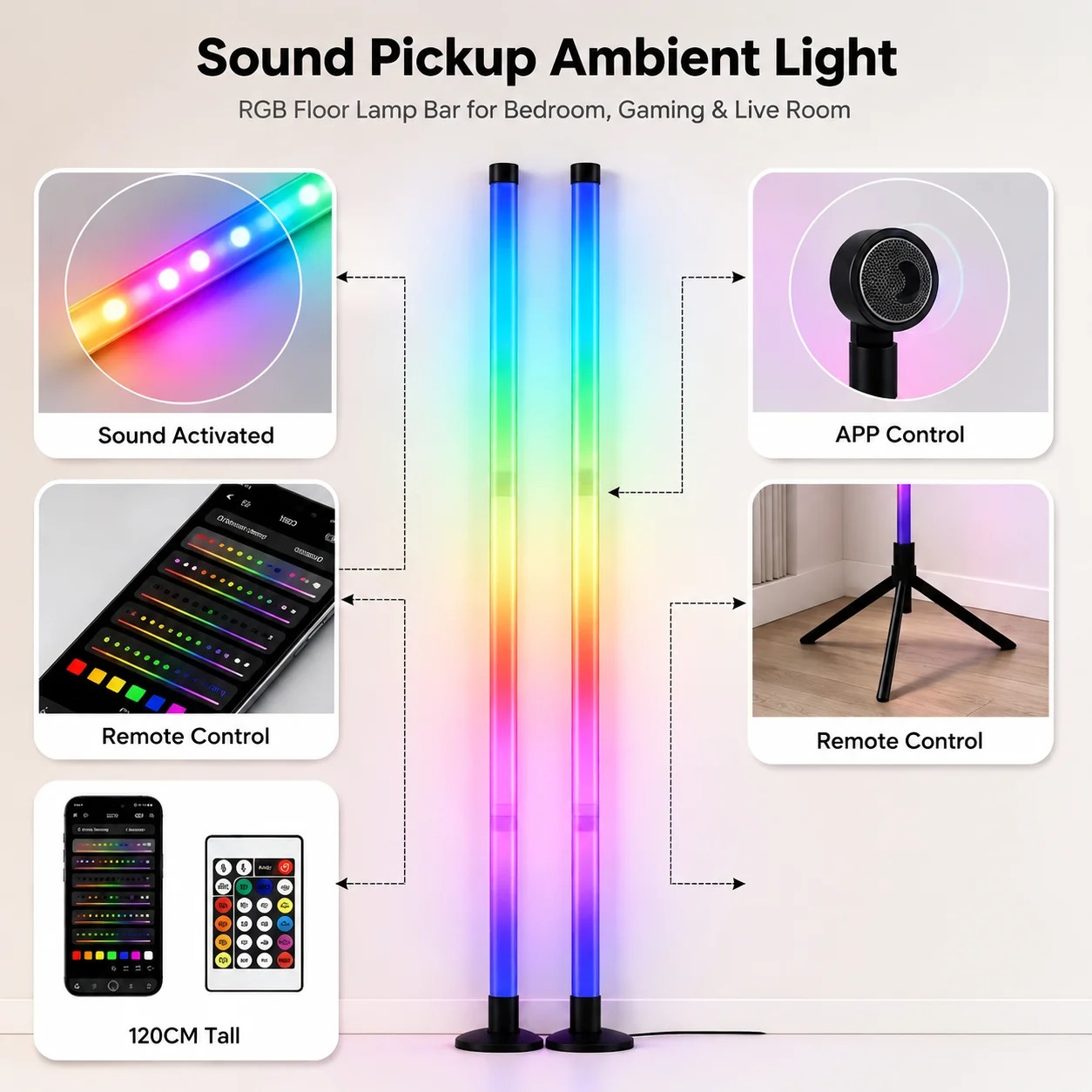 Lampada da Terra RGB 120CM, Ba - Esports Gaming Setup recensione e prezzo