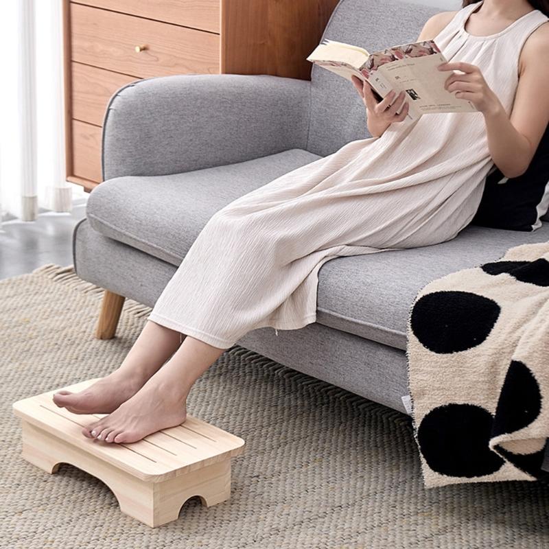Sgabello in Legno con Poggiapi - Footrest Under Desk recensione e prezzo