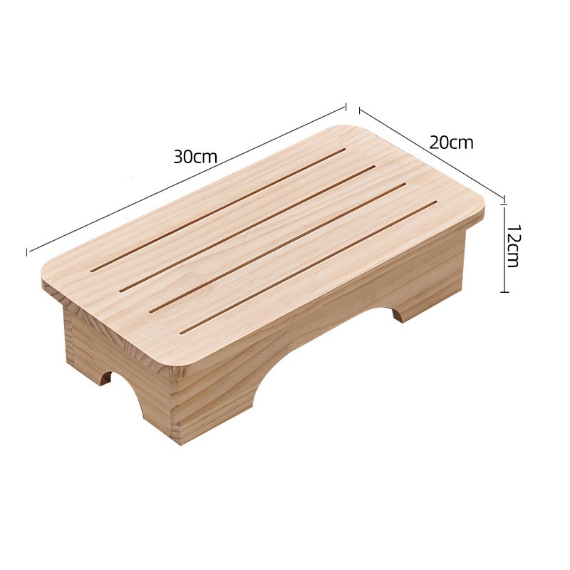 Sgabello in Legno con Poggiapi - Footrest Under Desk recensione e prezzo