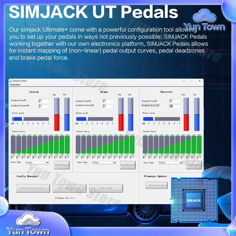 Nuovi Pedali UT Simjack per Si - Esports Gaming Setup recensione e prezzo
