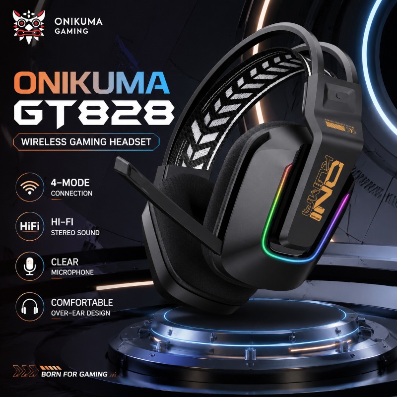 Cuffie da Gaming ONIKUMA GT828 - Esports Gaming Gear recensione e prezzo