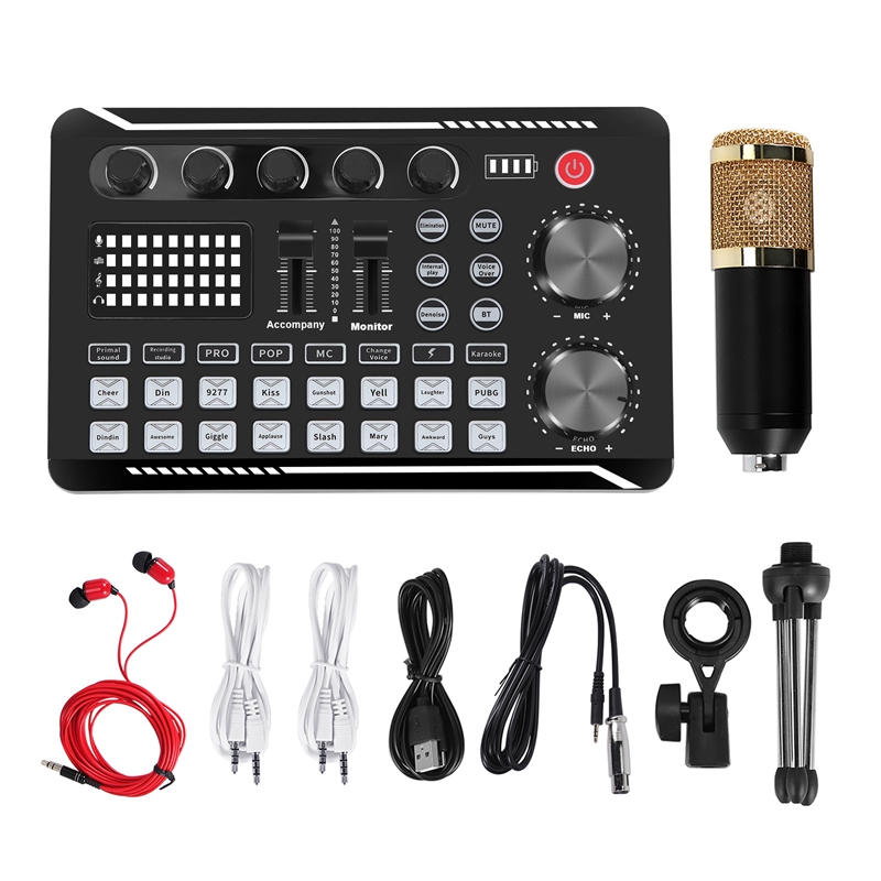 Kit Scheda Audio F998, Kit Mic - Streaming Mic Condenser recensione e prezzo