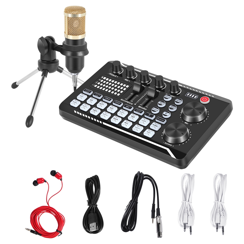 Kit Scheda Audio F998, Kit Mic - Streaming Mic Condenser recensione e prezzo