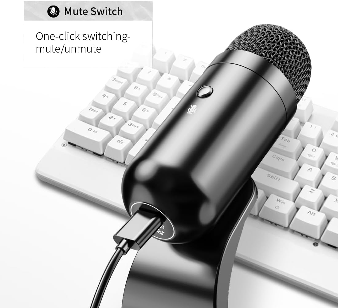 Microfono USB professionale a  - Streaming Mic Condenser recensione e prezzo
