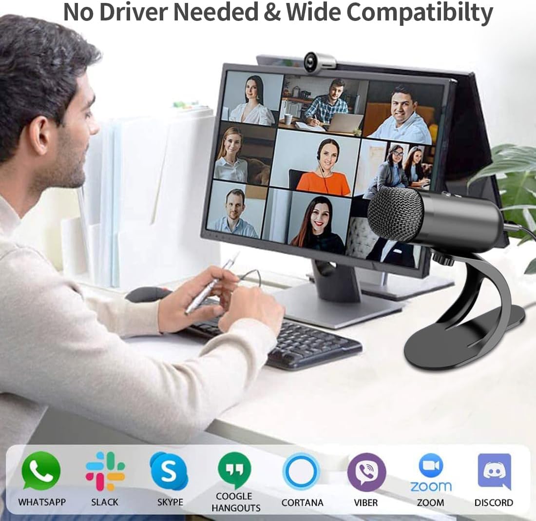 Microfono USB professionale a  - Streaming Mic Condenser recensione e prezzo